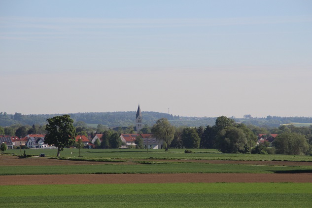 Allershausen aus dem Süden