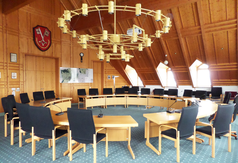 Rathaus Allershausen Sitzungssaal