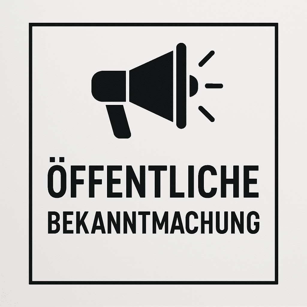 Bürgerversammlung für das gesamte Gemeindegebiet