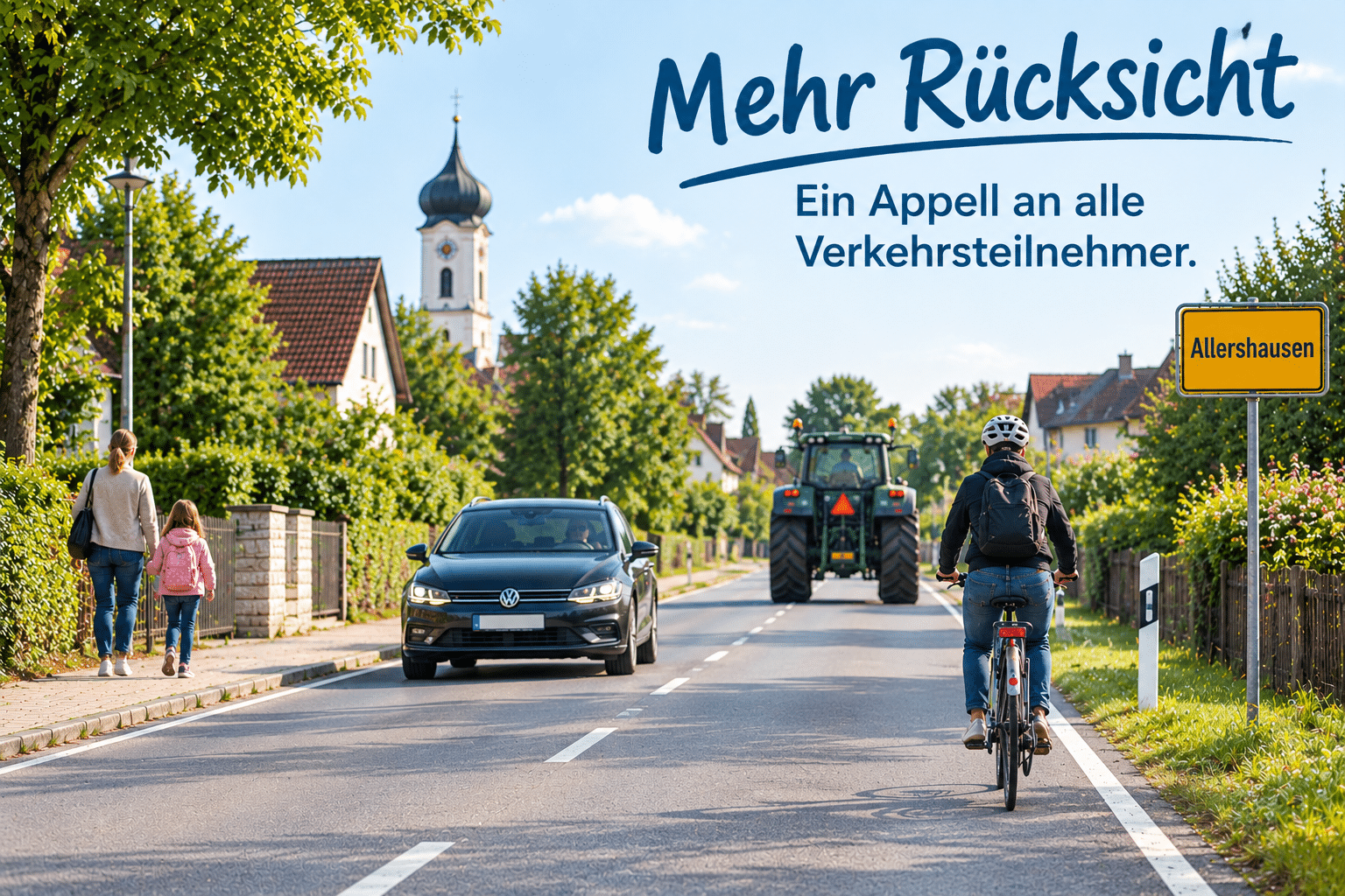 Mehr Rücksicht - Ein Appell an alle Verkehrsteilnehmer